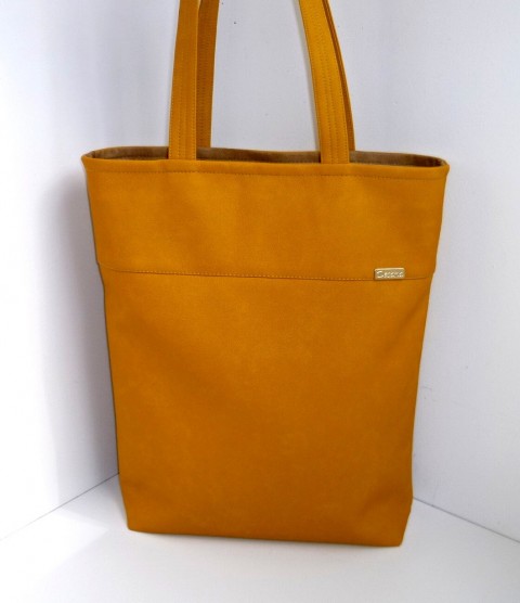 Shooper bag Rozita Mustard taška handmade ručná výroba shooper bag 