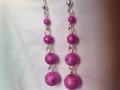 Třpytivé fialové perly