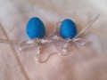 Modrá vajíčka s mašličkou