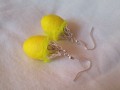 Žlutá vajíčka - náušnice