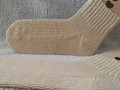 Vlněné ponožky 40-41 přírodní