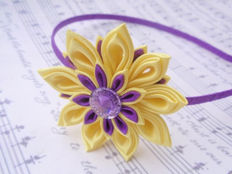 čelenka Purple yellow flower čelenka-fialova-zluta-kvetina 
