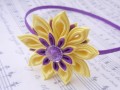 čelenka Purple yellow flower
