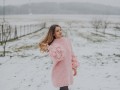 Bubble sweater pink