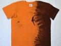 Oranž.-hnědé dětské tričko s horole