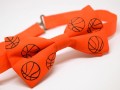 Oranžový motýlek s basketbalovými m