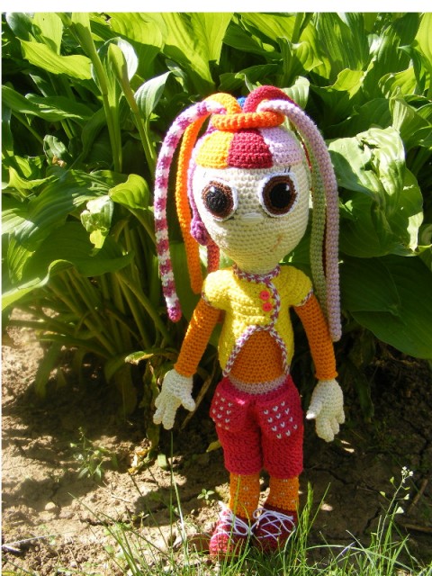 Bábika Fííííííííha tralala dekorace vlasy vánoce narozeniny hračky barevný veselý dárky deti bábika 