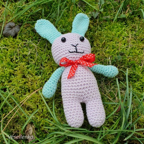 Pan Zajíček děti hračka jaro velikonoce králík králíček zajíc zajíček kamarád mazlíček mazel 