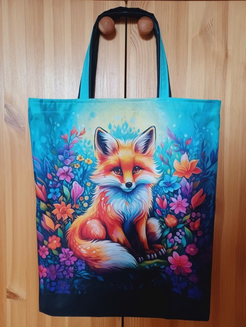 Nákupní taška z kočárkoviny - liška taška nákupka nákupní liška kočárkovina 