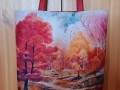 Nákupní taška z kočárkoviny- podzim