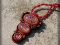 Rudý drak - náhrdelník