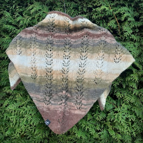 Pletený šátek no.2 zima pletení akryl šátek šál pestrobarevný módní doplněk pro zahřátí 