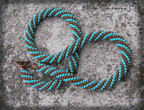 Retro - háčkovaný náhrdelník šperk náhrdelník doplněk háčkovaný retro barevný 