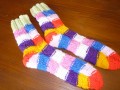 Krásné barevné ponožky