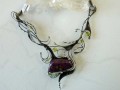 Rubín s jadeitem - náhrdelník