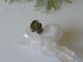 Srdíčko s olivínem - prsten