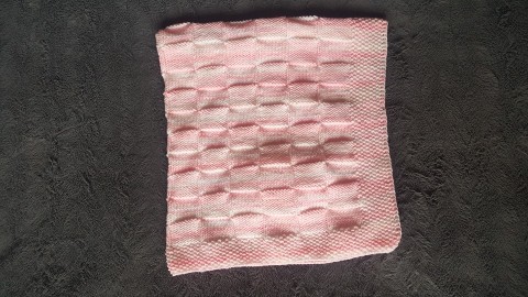 Pletená deka pro miminko do kočárku 