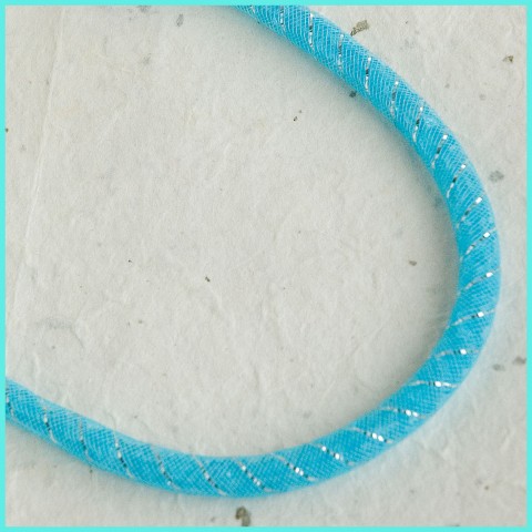 Dutinka - modrá dutinka náhrdelník 