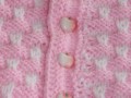 Dětský svetřík s čapkou pink