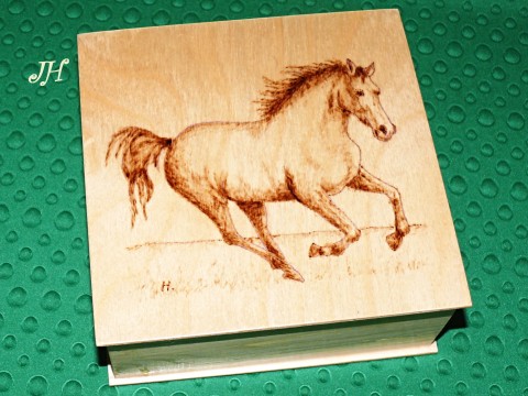 Dřevěná krabička kůň dřevěná krabička kůň 