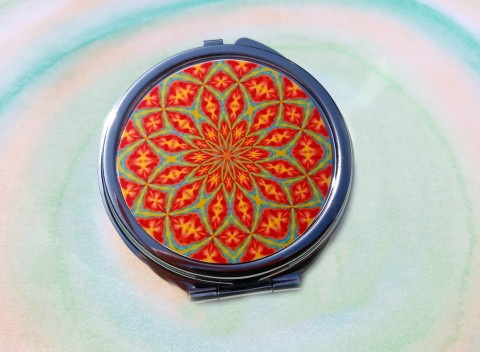 Zrcátko - Mandala Vitality kabelka doplněk pryskyřice mandala zrcátko 