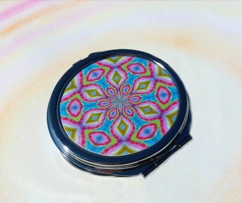 Mandala - Kaleidoskop kabelka doplněk pryskyřice mandala zrcátko 