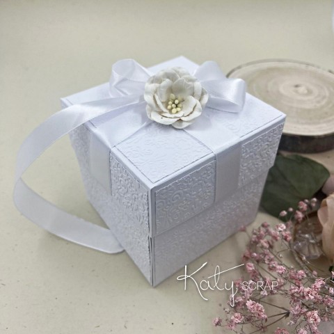 KRABIČKA svatební na peníze bílý da dárek krabička svatba svatební peníze voucher novomanželé 
