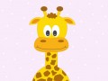 Veselá zvířátka - žirafka (A3)