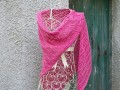 V barvách malin - vlněný šátek