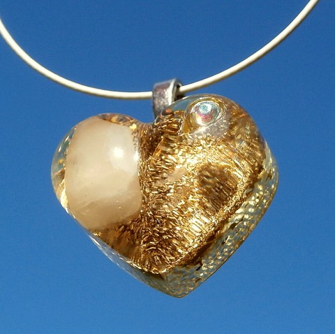 Orgonit *Růženínové Srdíčko* šperk křišťál minerály energie drahé kameny osobní orgonit stones.luxusní pendant 