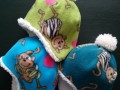 Čepice dětská zimní fleece - Opičky