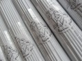 Sněhobílé ruličky z papíru