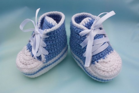 Háčkované baby botičky háčkované botičky pro miminko pro novorozence 