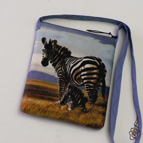 Safari taška - zebry 