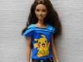 Tričko pikachu pro Barbie