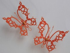 oranžový motýlek - zápich
