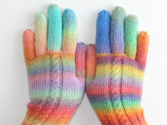 Rukavice Něžné pastely