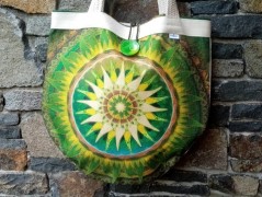 Mandala svěží zelená
