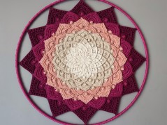 Mandala Lotosový květ - 3D - 35 cm