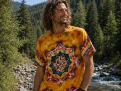 Batik.tričko -Tajemství domorodců