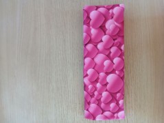 Šitá čelenka - 3D srdíčka