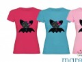 Dívčí hravé tričko s netopýrkou