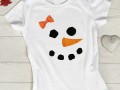 Dívčí tričko se sněhuláčí holkou