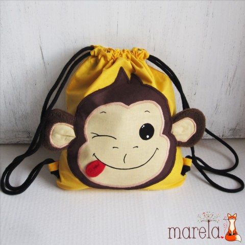 Batůžek s opičákem batůžek s opičákem vak na záda s opičkou dětský batoh s opičkou batůžek pro kluky 