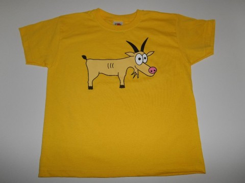 Tričko s kozlem Edou oblečení dětské tričko zvířátko 