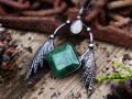 Náhrdelník - Smaragdový Amulet