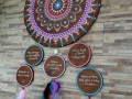 Dřevěná motivační mandala