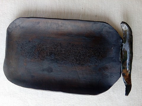 miska Býk - velká dárek moderní černá extravagantní mísa keramická originál stylový rohy být 
