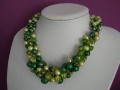 Mega náhrdelník zelený