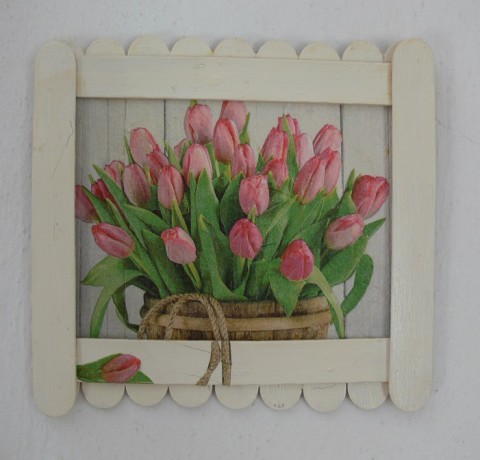 Obrázek - tulipány obrázek dekupáž 
